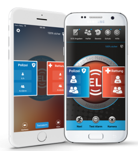Emergency call app HandHelp - fast help in an emergency worldwide
